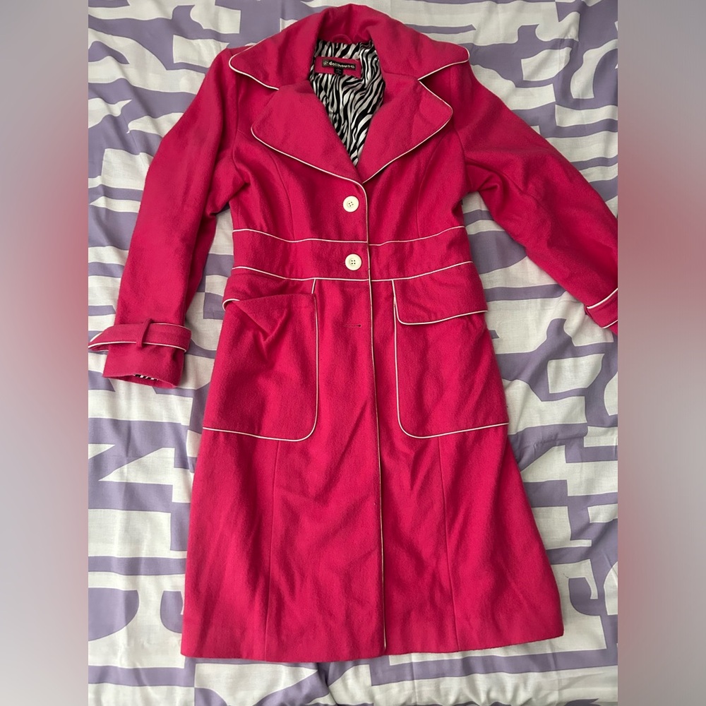 Dollhouse pink coat size XL